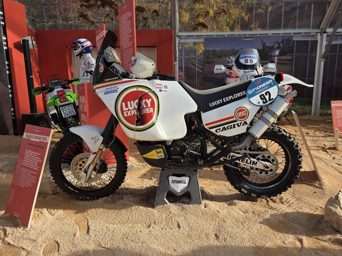 EICMA 2025, dalla moto di Sabine alla KTM di Sanders: tutta la storia della Dakar