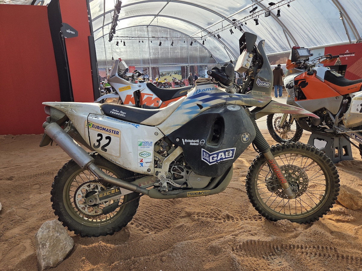 EICMA 2025, dalla moto di Sabine alla KTM di Sanders: tutta la storia della Dakar