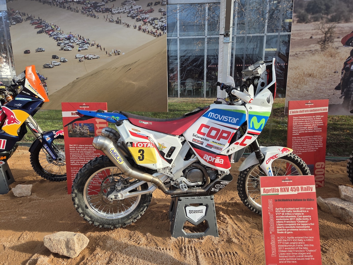 EICMA 2025, dalla moto di Sabine alla KTM di Sanders: tutta la storia della Dakar