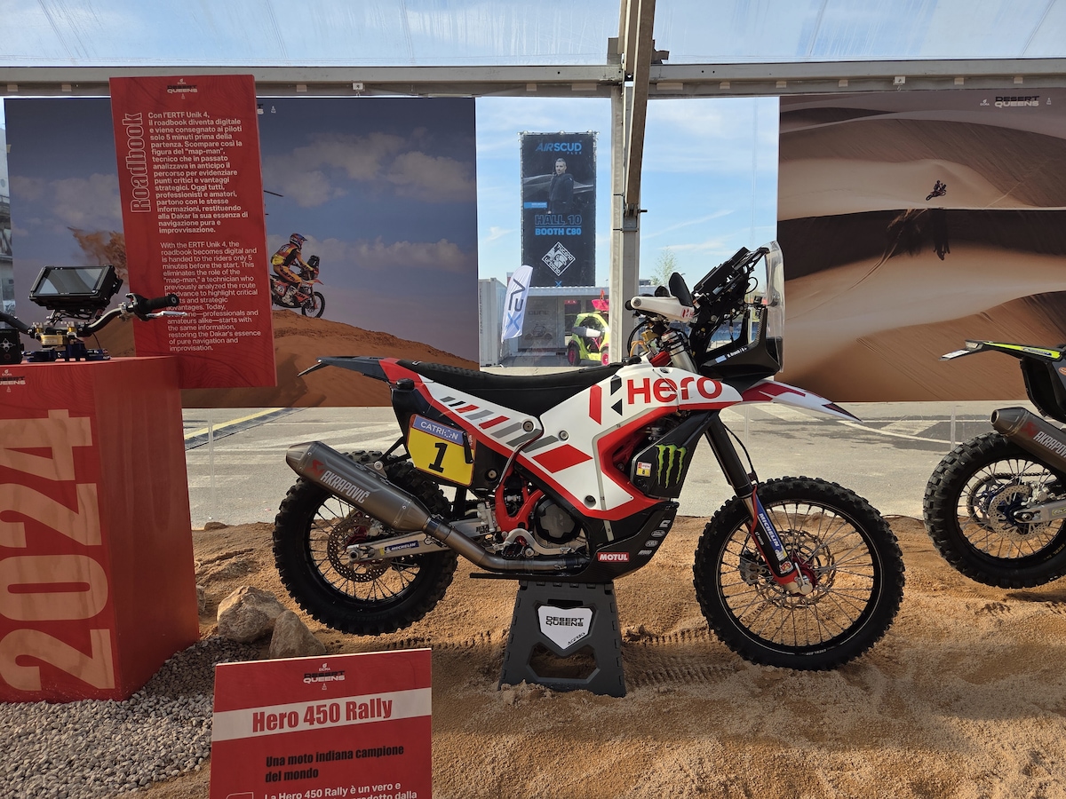 EICMA 2025, dalla moto di Sabine alla KTM di Sanders: tutta la storia della Dakar