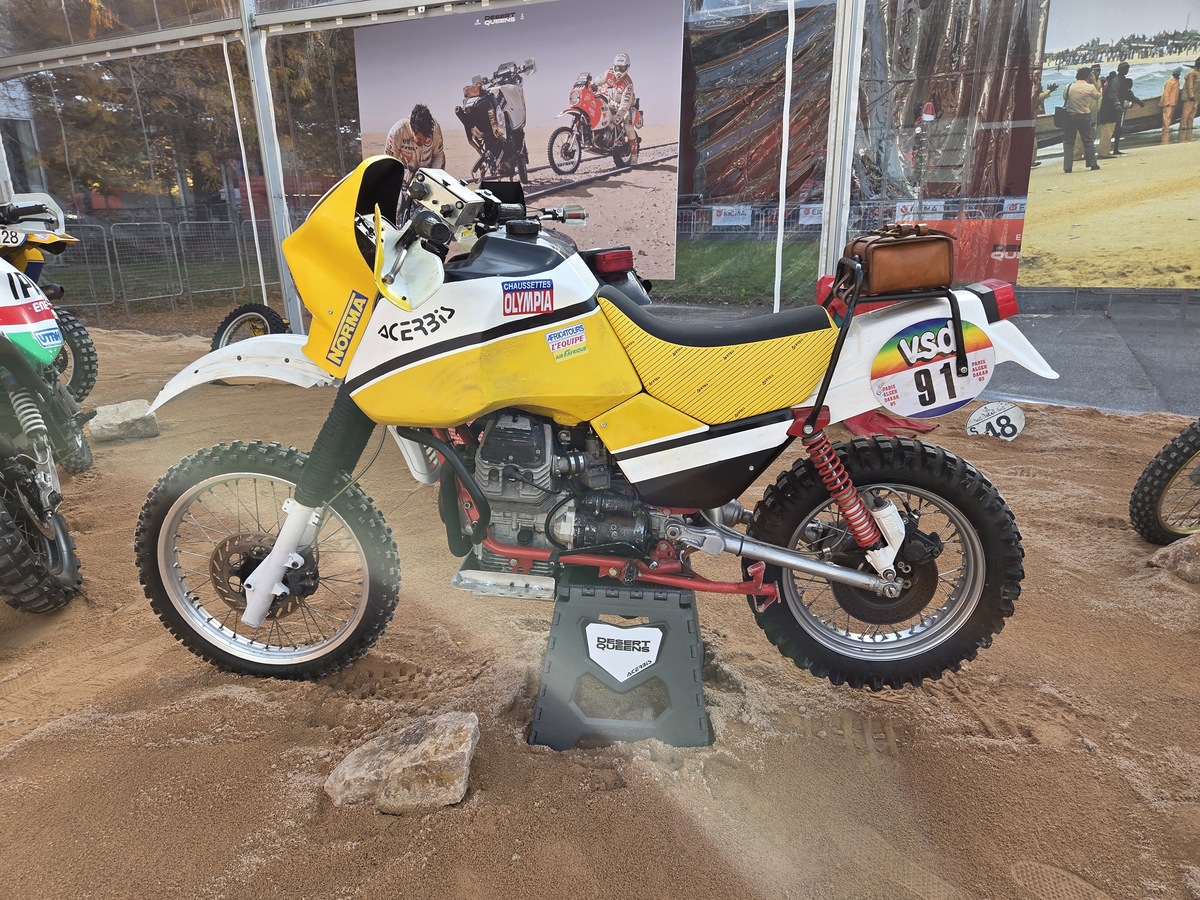 EICMA 2025, dalla moto di Sabine alla KTM di Sanders: tutta la storia della Dakar