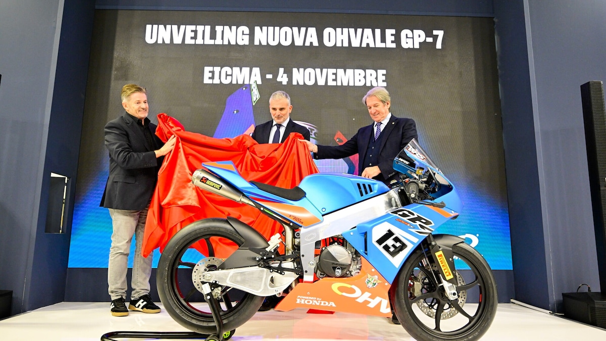 La Ohvale GP-7 2026 si tinge di rosso: arriva il motore Honda