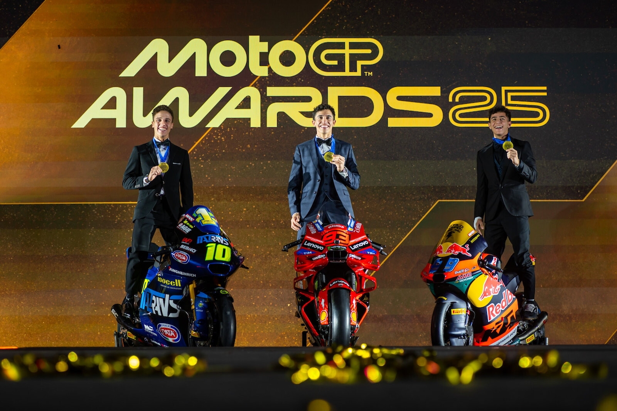 MotoGP Awards 2025: tutte le foto della serata in cui i Campioni sono stati premiati