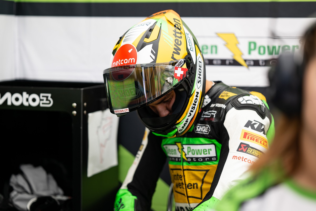 Moto3, Noah Dettwiler si ferma: “Ringrazio Paolo Simoncelli ma non sono ancora pronto”