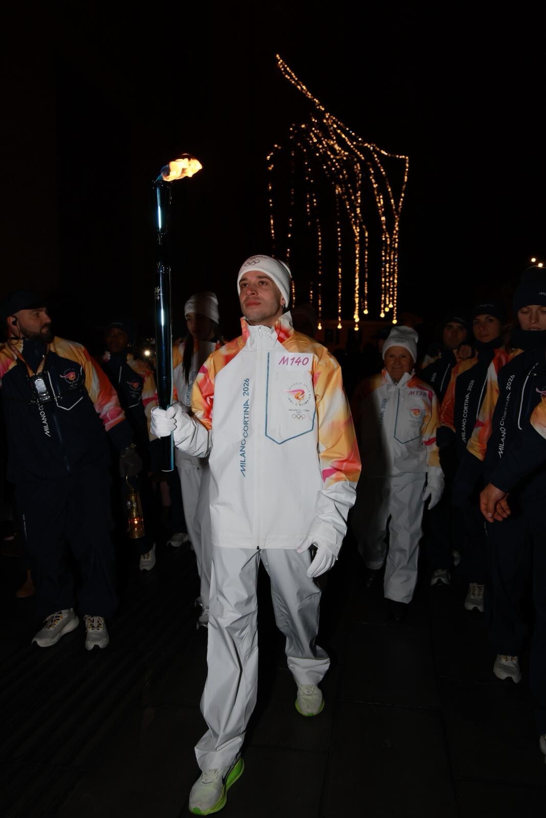 Marco Bezzecchi tedoforo per Milano-Cortina 2026: tutte le foto