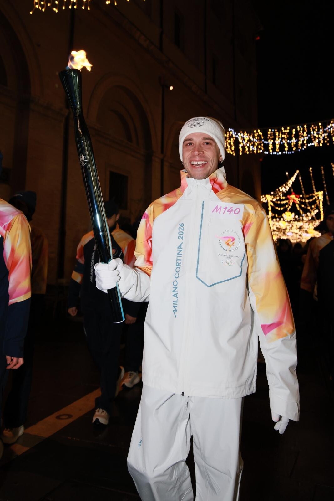 Marco Bezzecchi tedoforo per Milano-Cortina 2026: tutte le foto