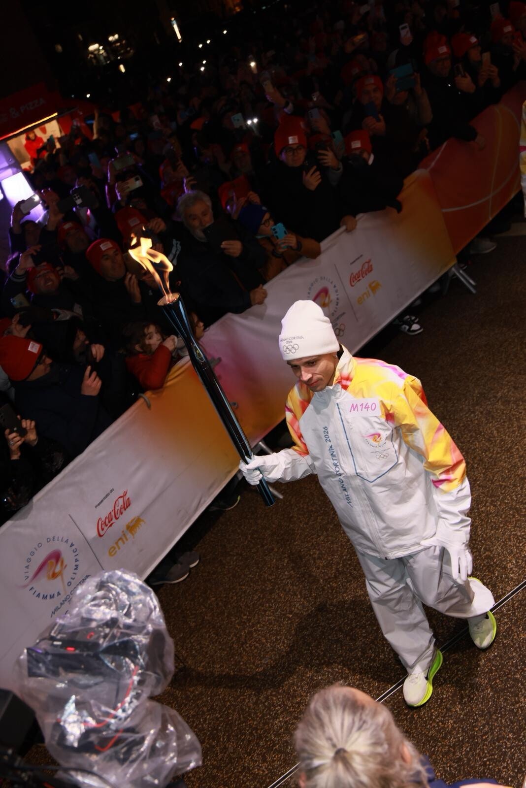 Marco Bezzecchi tedoforo per Milano-Cortina 2026: tutte le foto