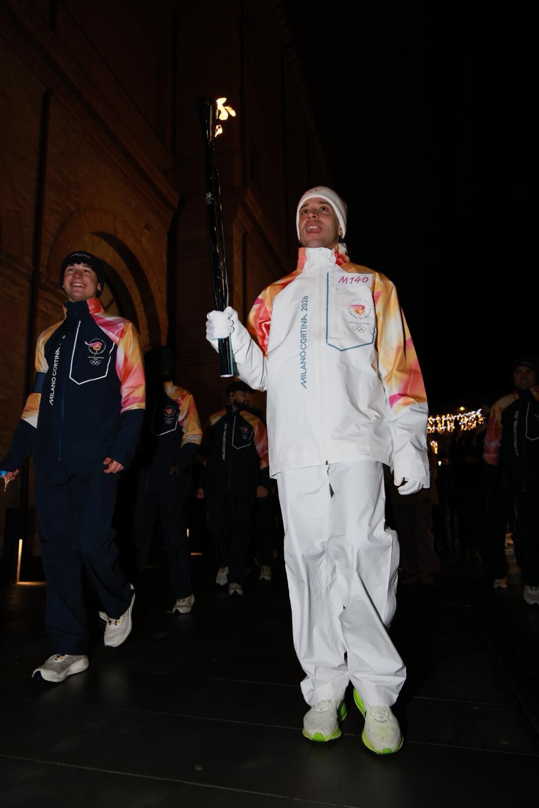 Marco Bezzecchi tedoforo per Milano-Cortina 2026: tutte le foto