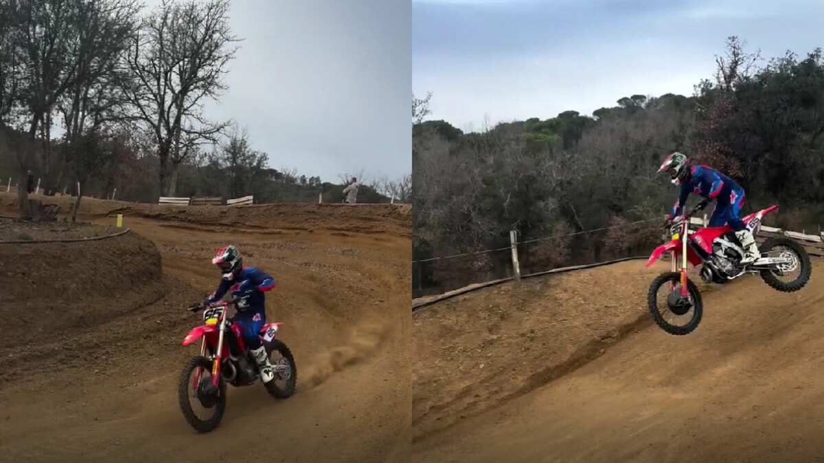 Jonathan Rea debutta sulla Honda... da cross