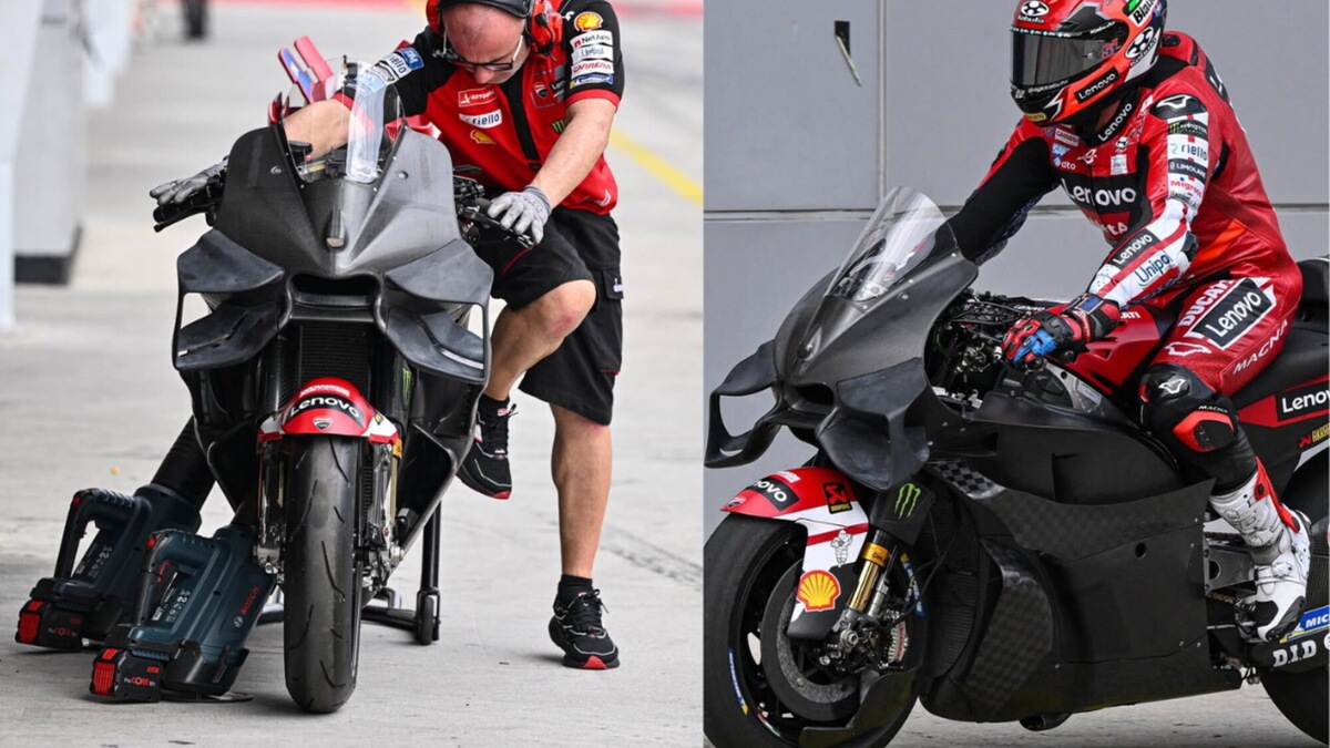 MotoGP, Ducati punta tutto sulle ali: ecco il nuovo pacchetto aerodinamico a Sepang