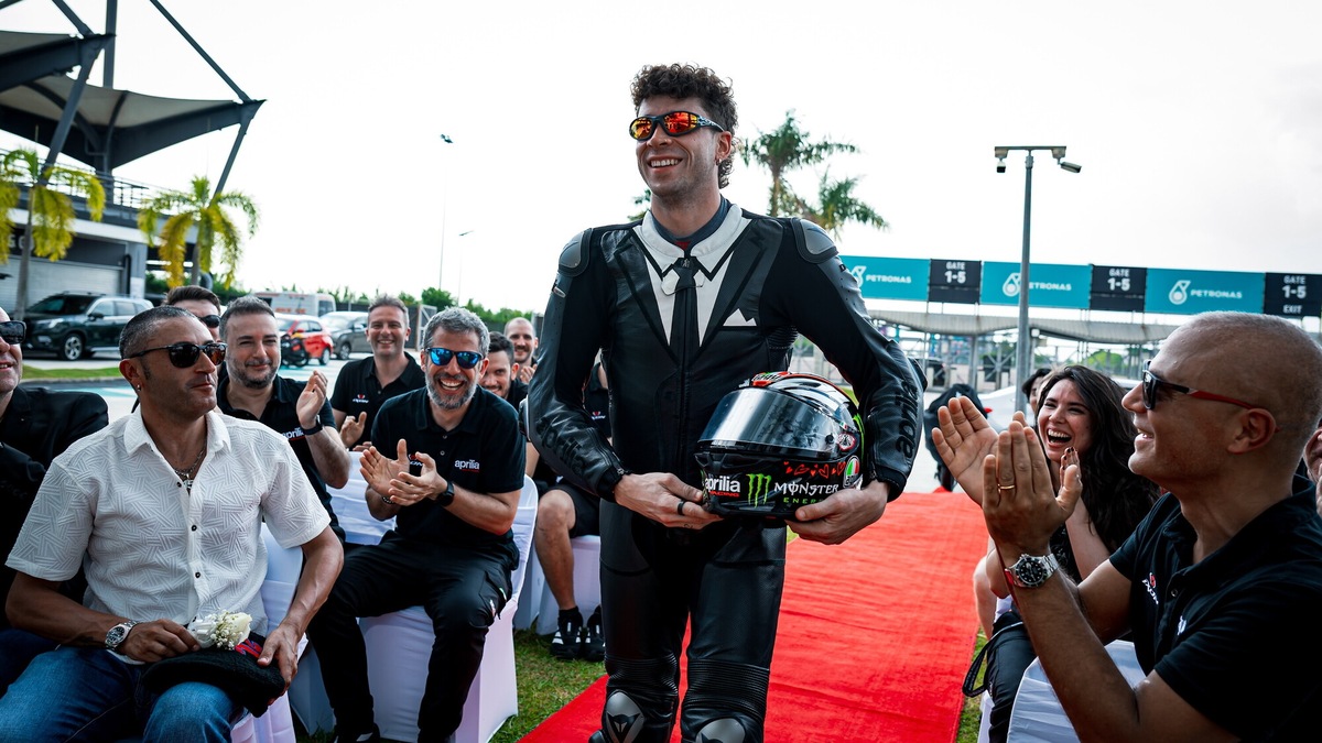 Bezzecchi su Aprilia: “Volevo un rapporto a lungo termine, le cose sono venute da sole”