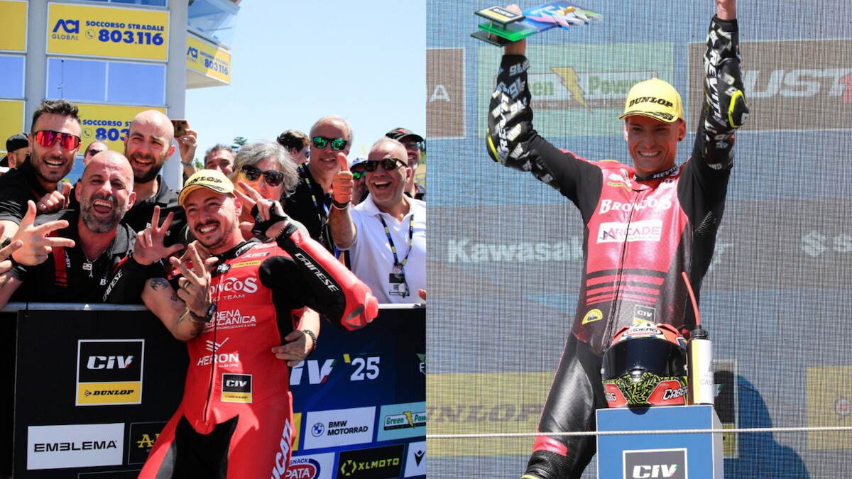 CIV Superbike, Broncos continua con Cavalieri e Saltarelli. Rovelli in Penta