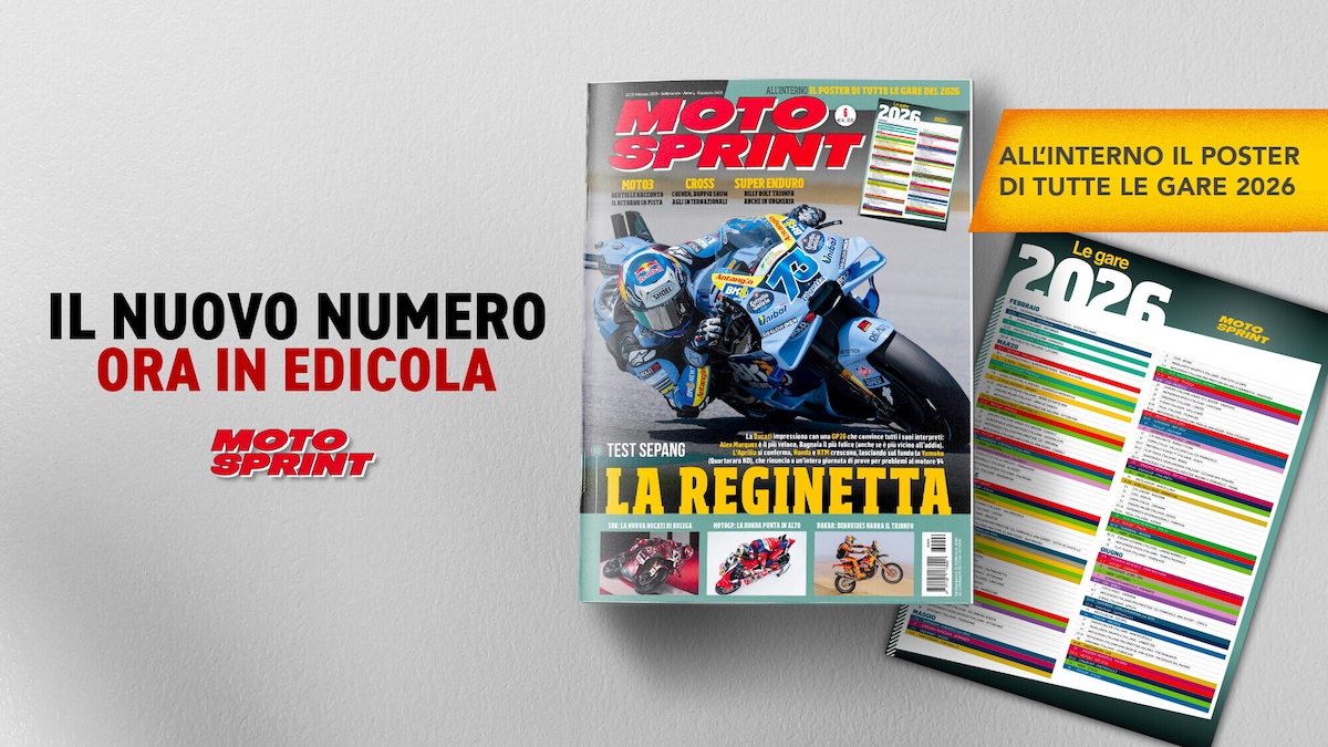 Non perdere Motosprint n.6: il poster con il calendario di tutte le gare motociclistiche 2026