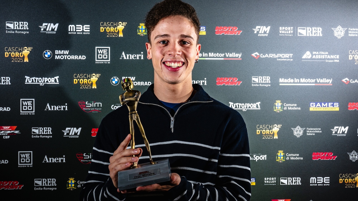 Caschi d’Oro, Moreira: “MotoGP diversa dalla Moto2, ma ho tempo per imparare”