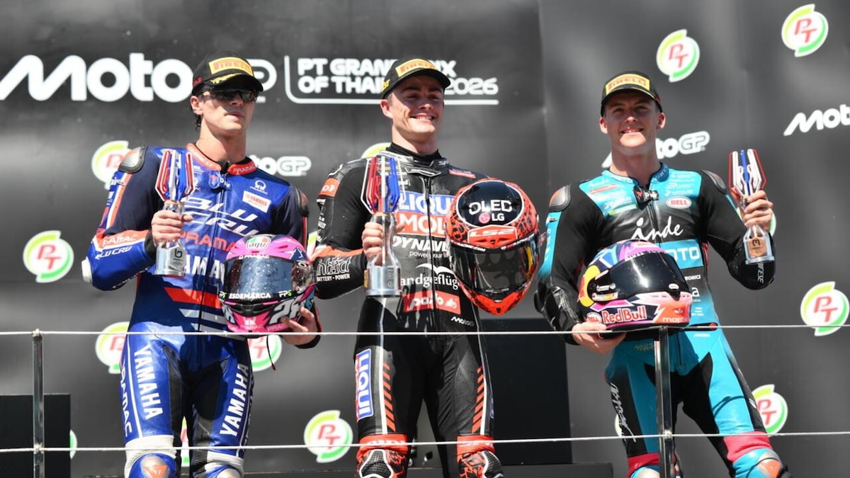 Moto2 Thailandia, Gonzalez vince una gara di soli 7 giri su Guevara e Holgado