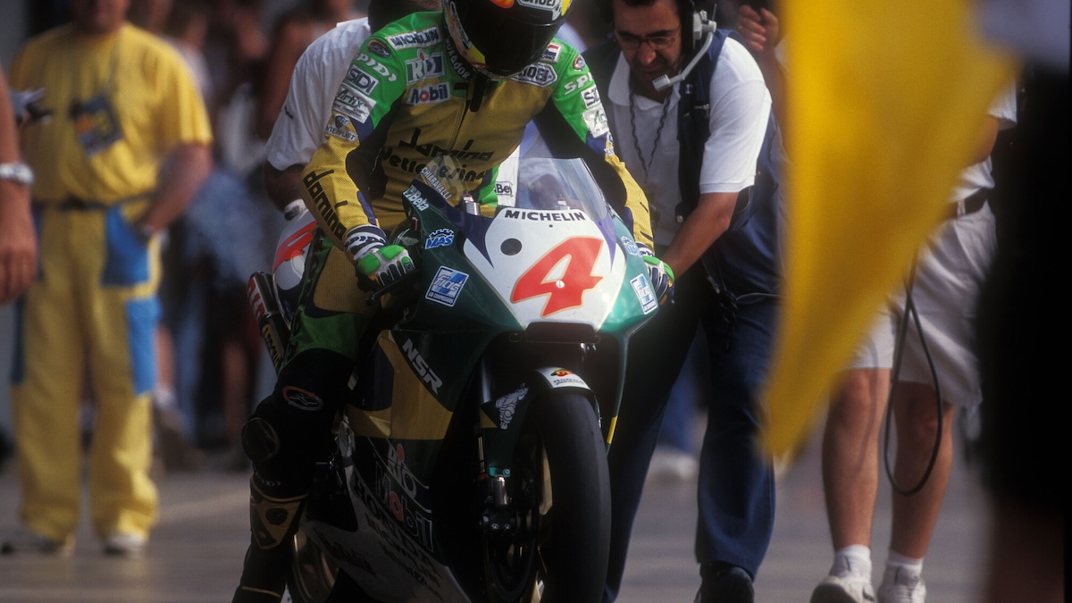 Amarcord MotoGP Brasile: Barros, la Honda NSR V2 e Gresini Racing