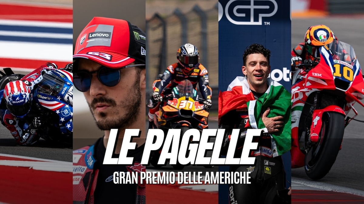 MotoGP USA, pagelle: Bezzecchi e Aprilia fanno paura, Marquez cede lo scettro