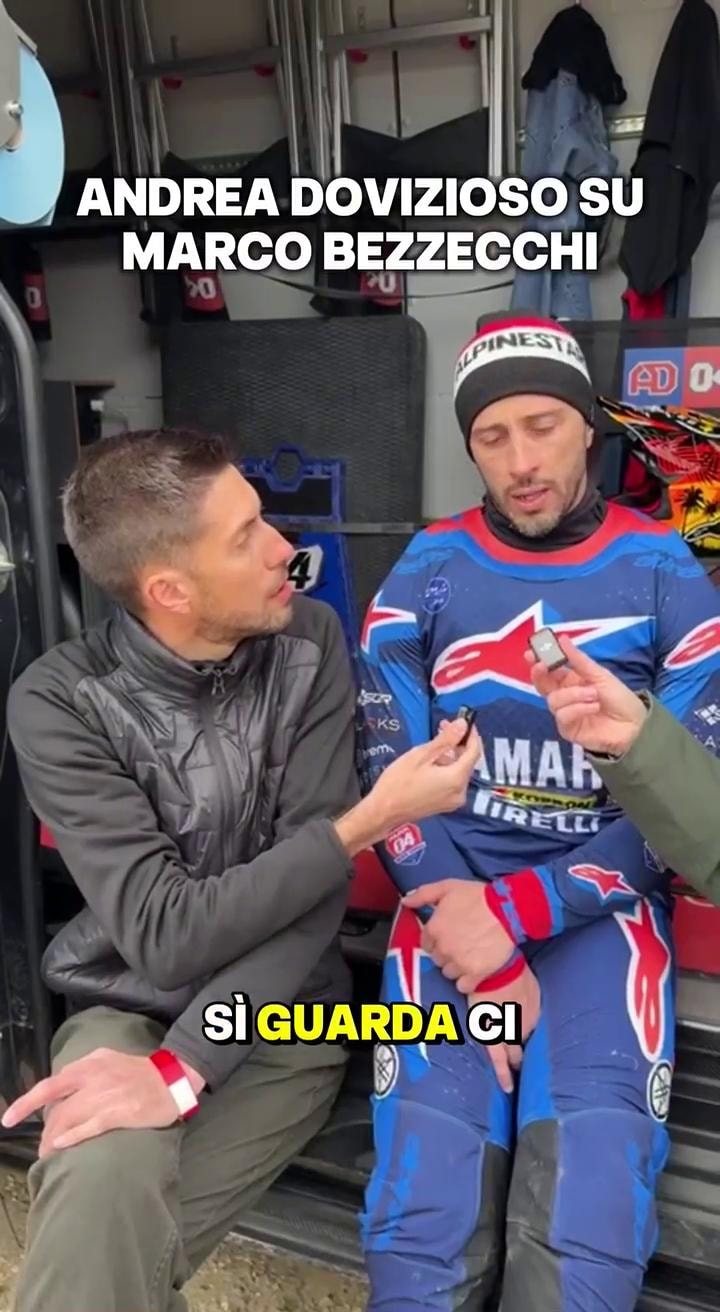 Dovizioso rivela il suo pensiero sull'incredibile inzio stagione di  Bezzecchi