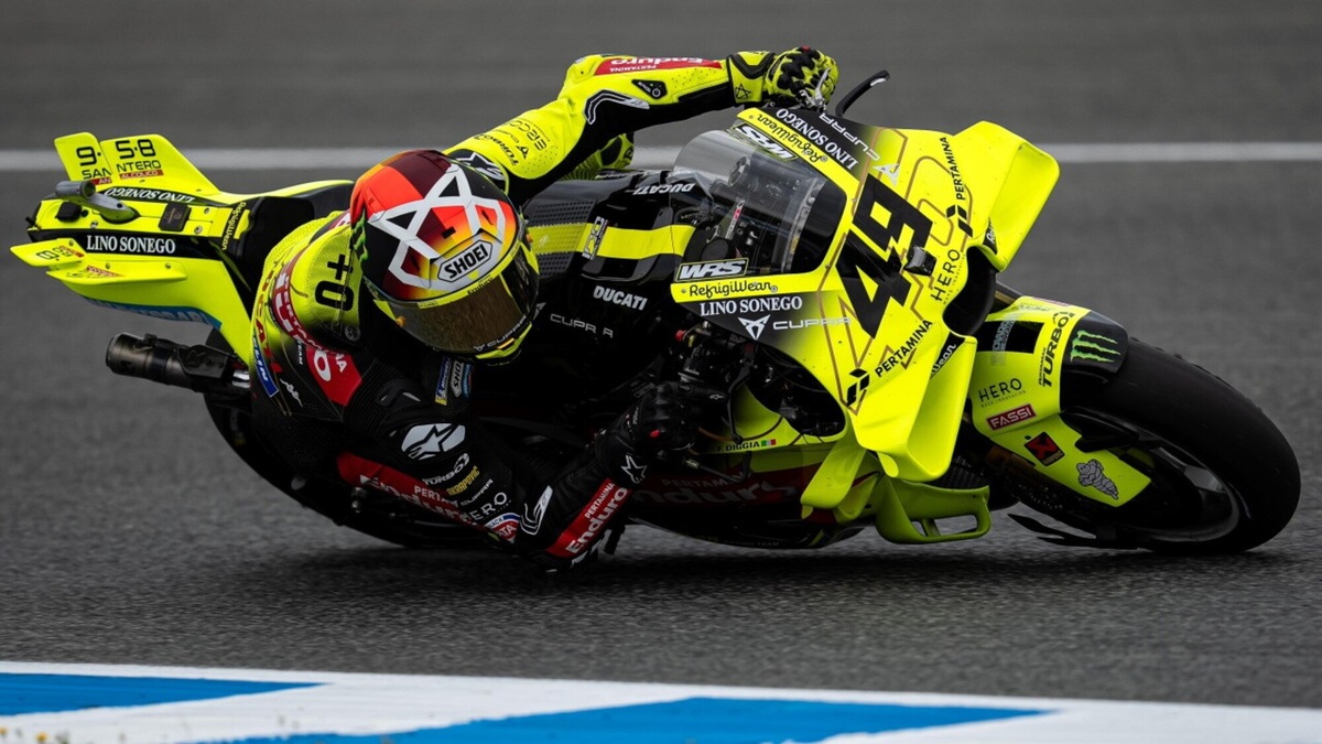 GP Jerez, Di Giannantonio: "E' una coperta corta: ci serve giro secco e gestione gomme"