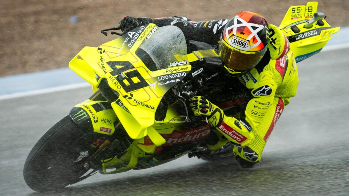 MotoGP Jerez, Di Giannantonio. "La caduta e il taglio di Marquez? Se poi vinci, sei bravo"