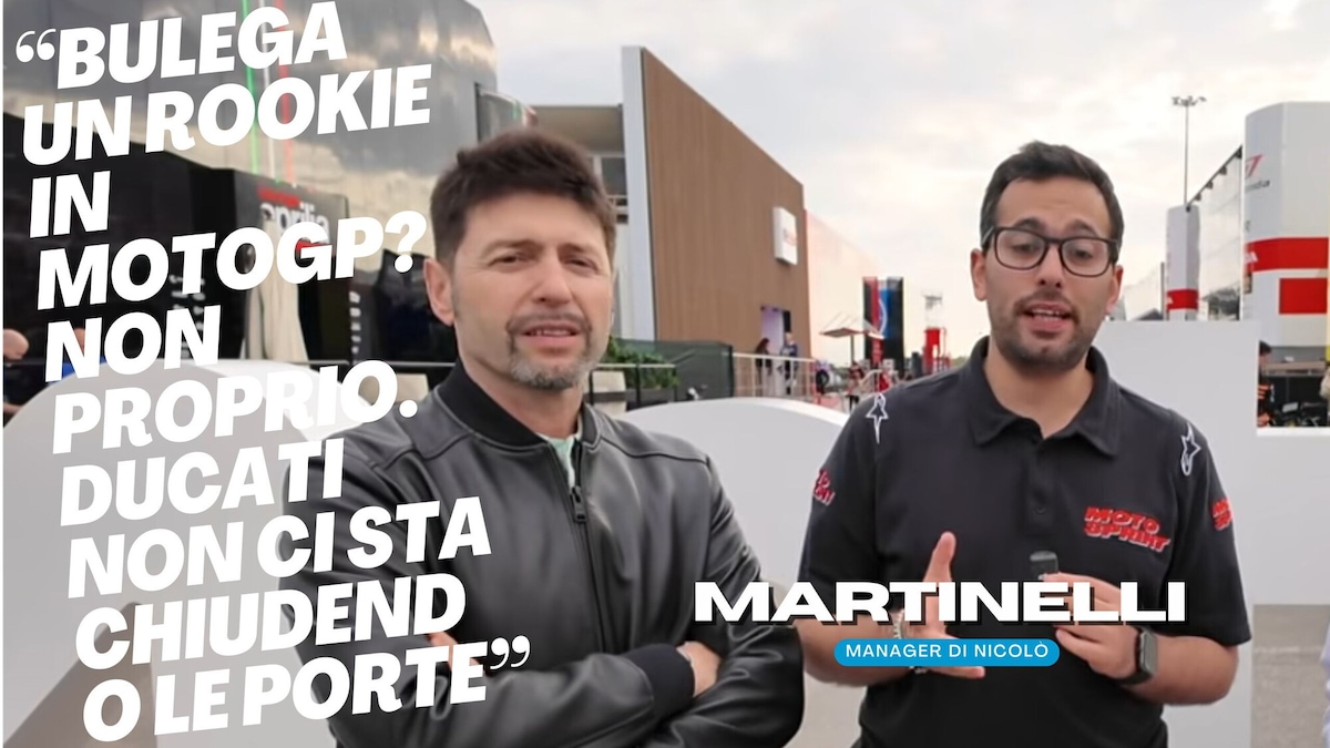 Martinelli: “Bulega un rookie in MotoGP? Non proprio. Ducati non ci sta chiudendo le porte”