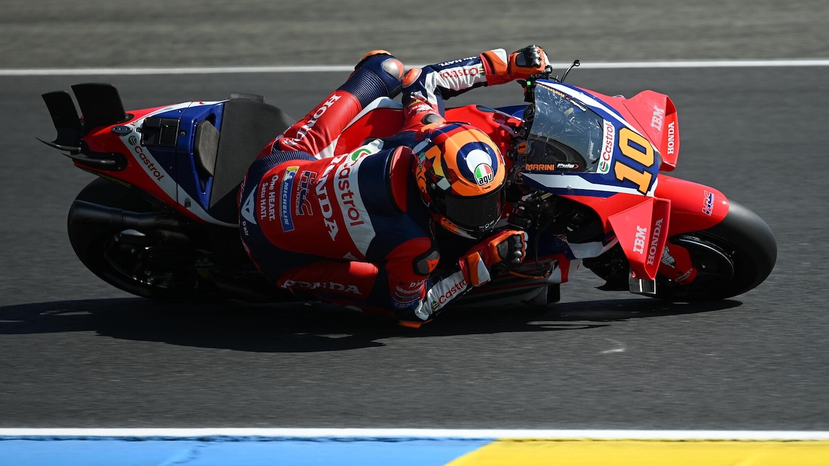 Honda alza la voce a Le Mans: Marini si prende la FP1, 4° Di Giannantonio 