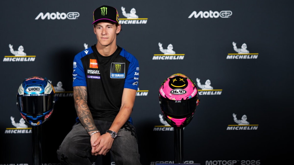 MotoGP, il disegno speciale del casco di Fabio Quartararo per il GP di Francia