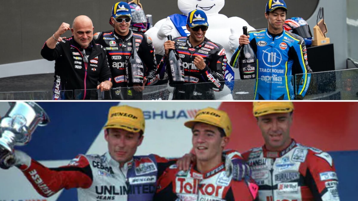 Aprilia, da Hockenheim a Le Mans: 34 anni per scrivere la stessa impresa