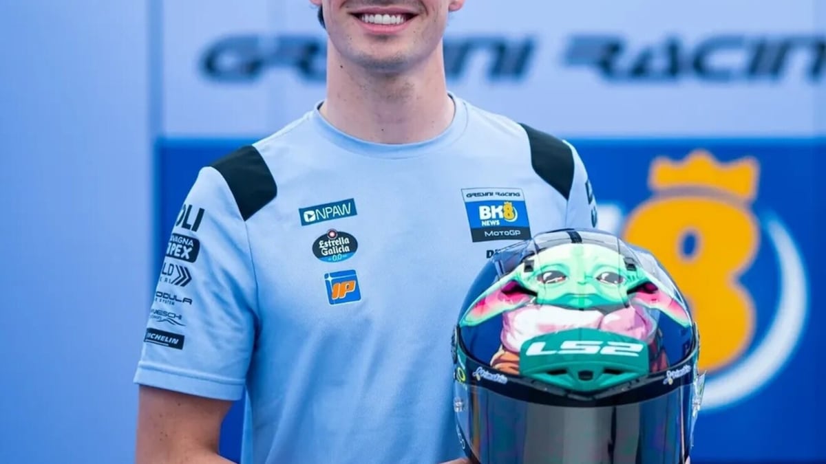 Un casco da Jedi: Aldeguer porta Star Wars a Montmeló