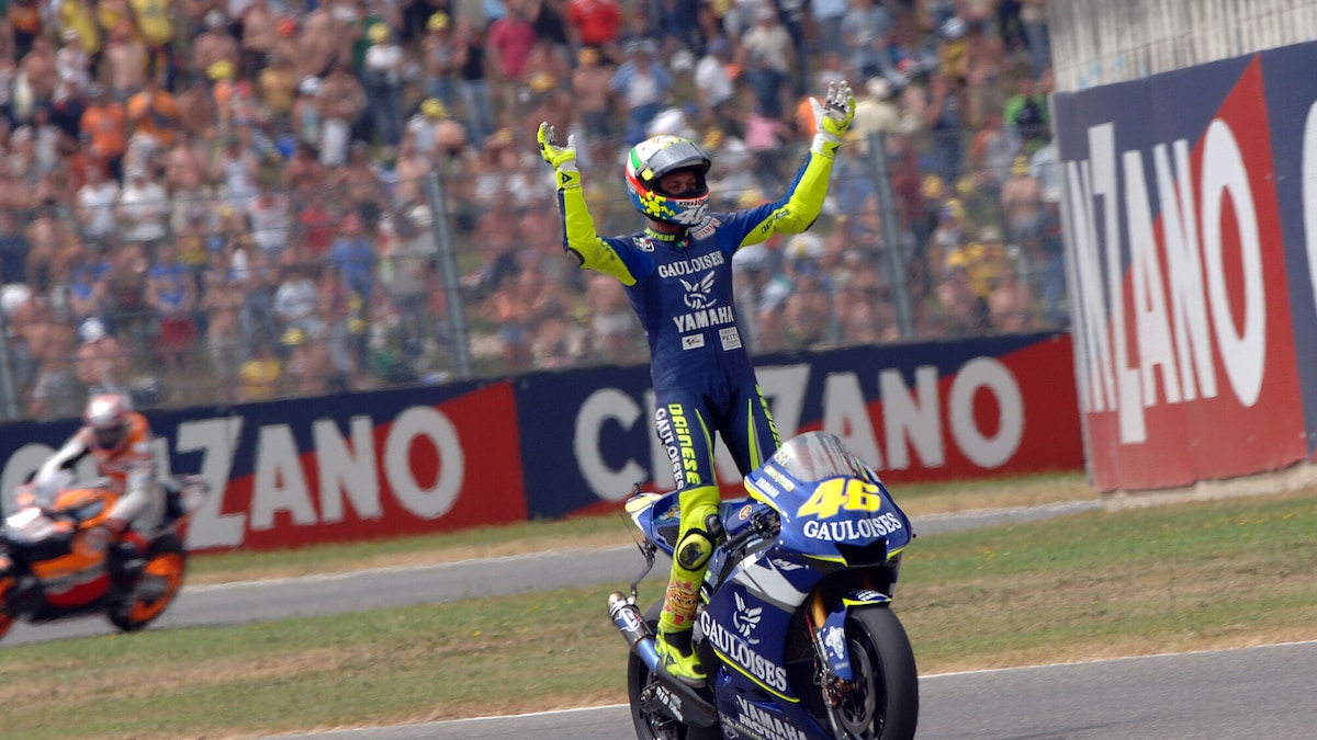 MotoGP Road to Mugello: le sette vittorie consecutive di Valentino Rossi dal 2002 al 2008