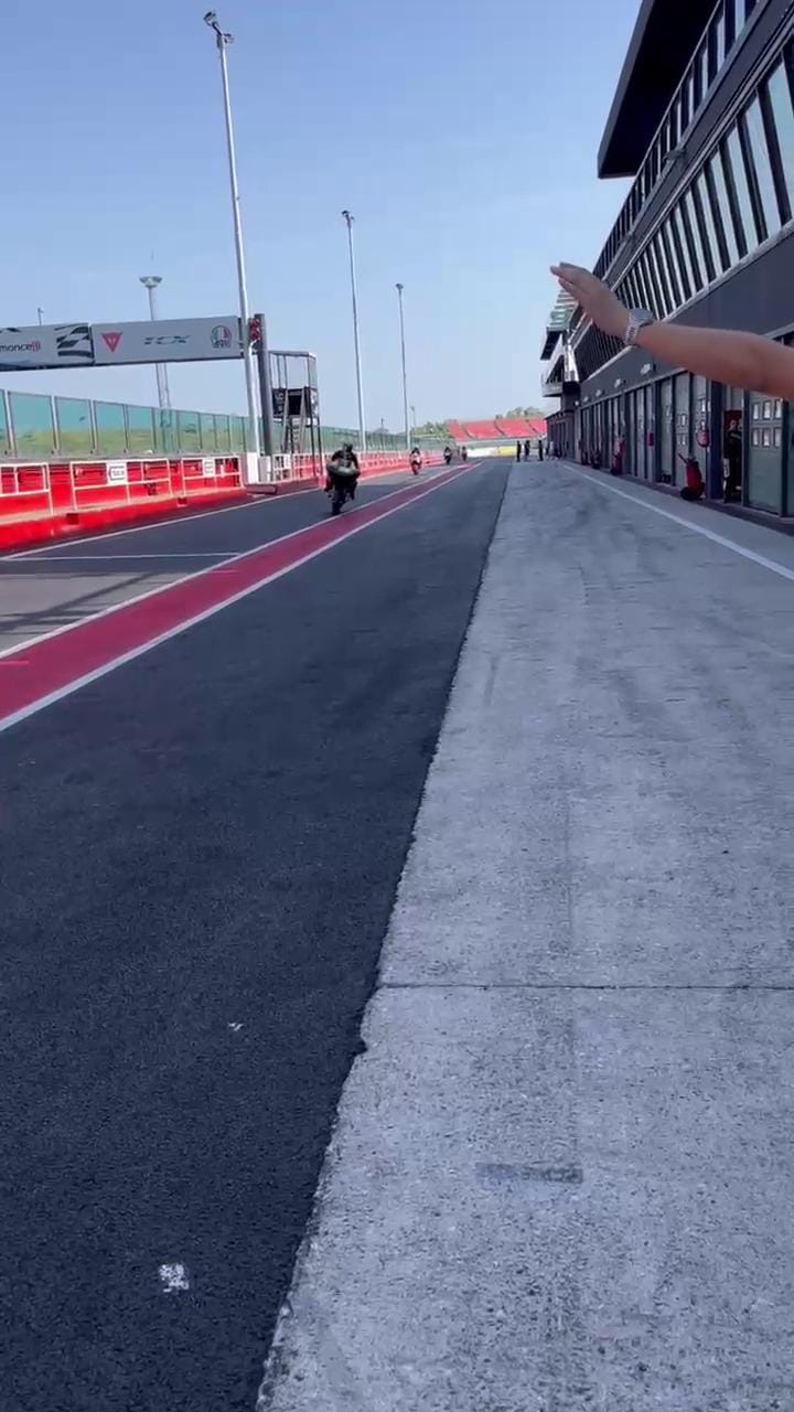Primo test di Andrea Iannone con la Harley - Davidson Road Glide per la Bagger World Cup