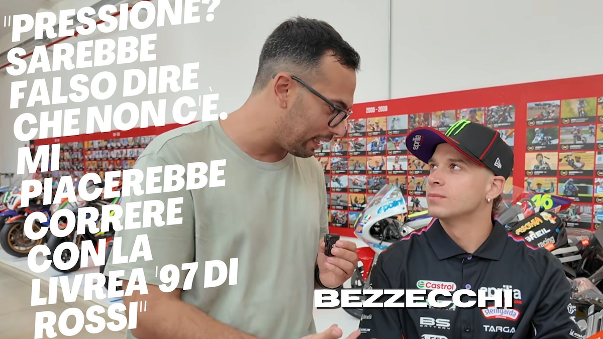 Bezzecchi: "Pressione? Falso dire che non c'è. Mi piacerebbe correre con la livrea '97 di Rossi"
