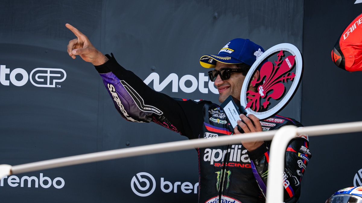 GP Italia, Martín: "Un'emozione unica, non volevo più scendere dal podio"