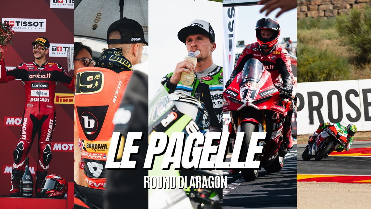 SBK Aragòn, pagelle: Bulega (ancora) 10 e lode e da... ingiallire di VR46