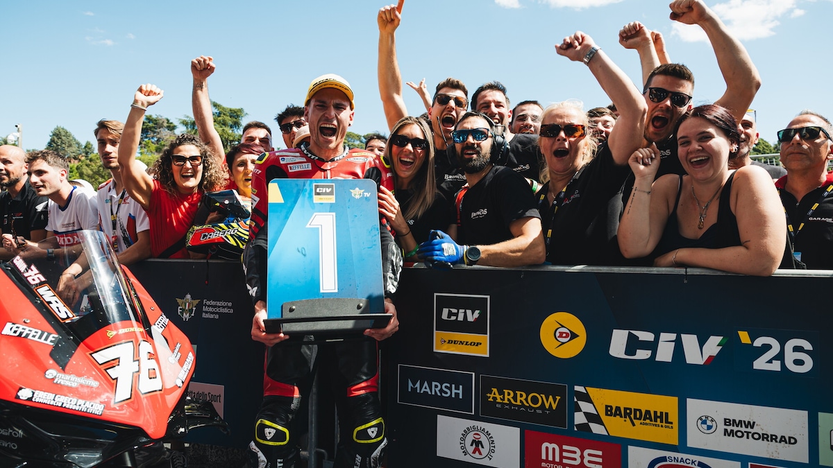 CIV SBK: Cavalieri fa doppietta a Imola, Delbianco riparte con un podio