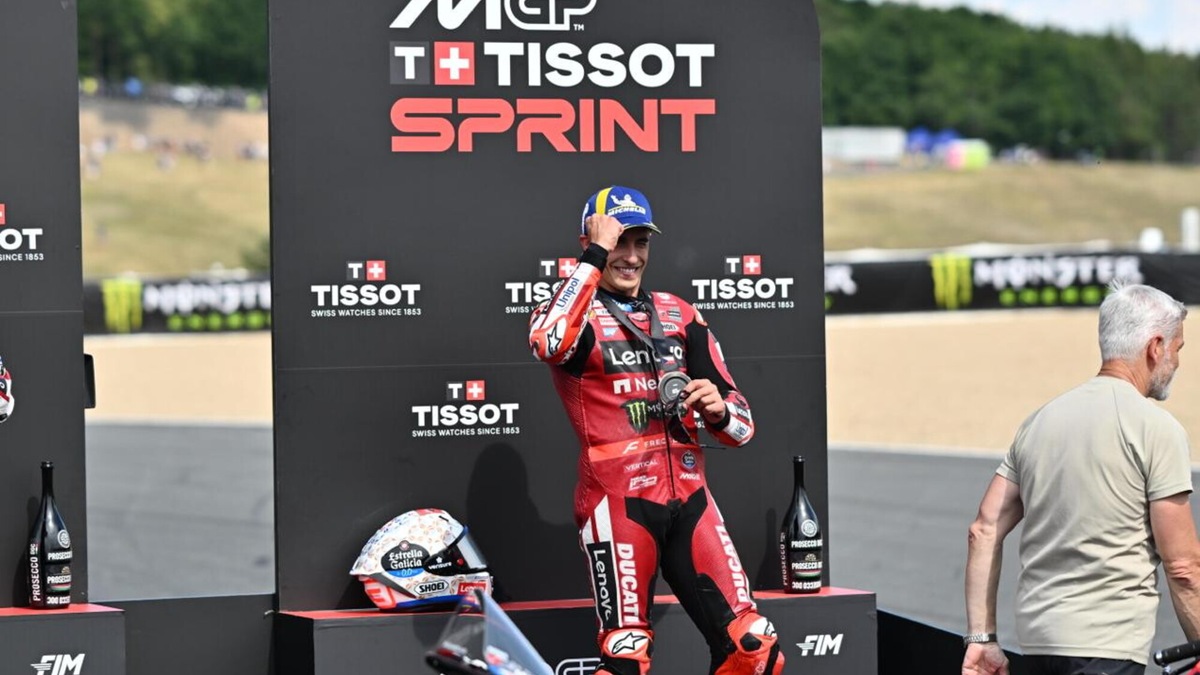 MotoGP Brno, Márquez: “Il podio nella Sprint è più importante della vittoria in Ungheria”