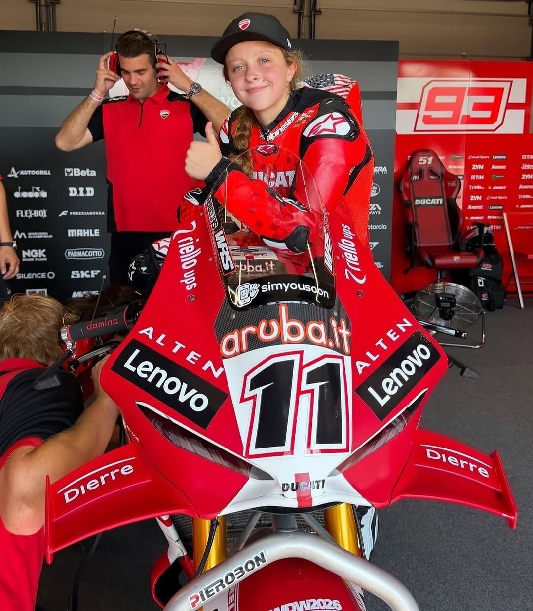 Da sogno a realtà: la 19enne Kayla Yaakov ha guidato la Ducati MotoGP!