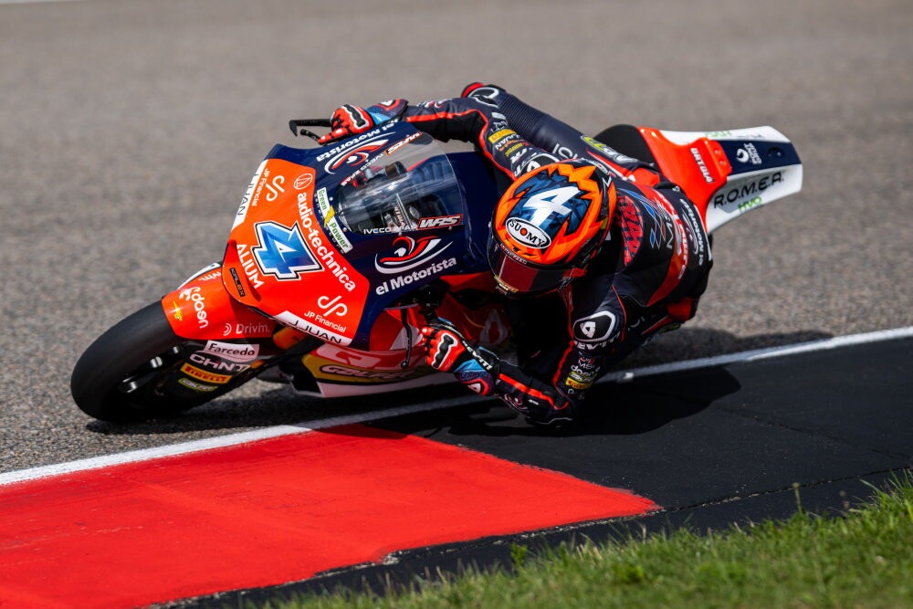Moto2 Germania: Ivan Ortolà svetta nelle FP2 davanti a David Alonso, nono Tony Arbolino