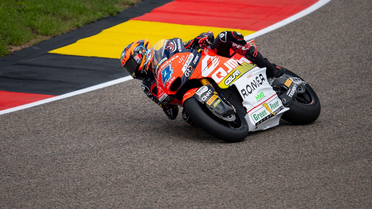 Moto2 Germania: Ortolà conquista la sua prima pole position nella middle class, dodicesimo Lunetta