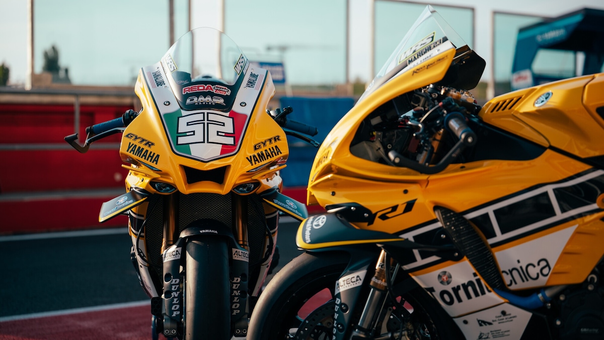 CIV, Yamaha tinge di giallo le R1 di Delbianco e Margarito per la Racing Night