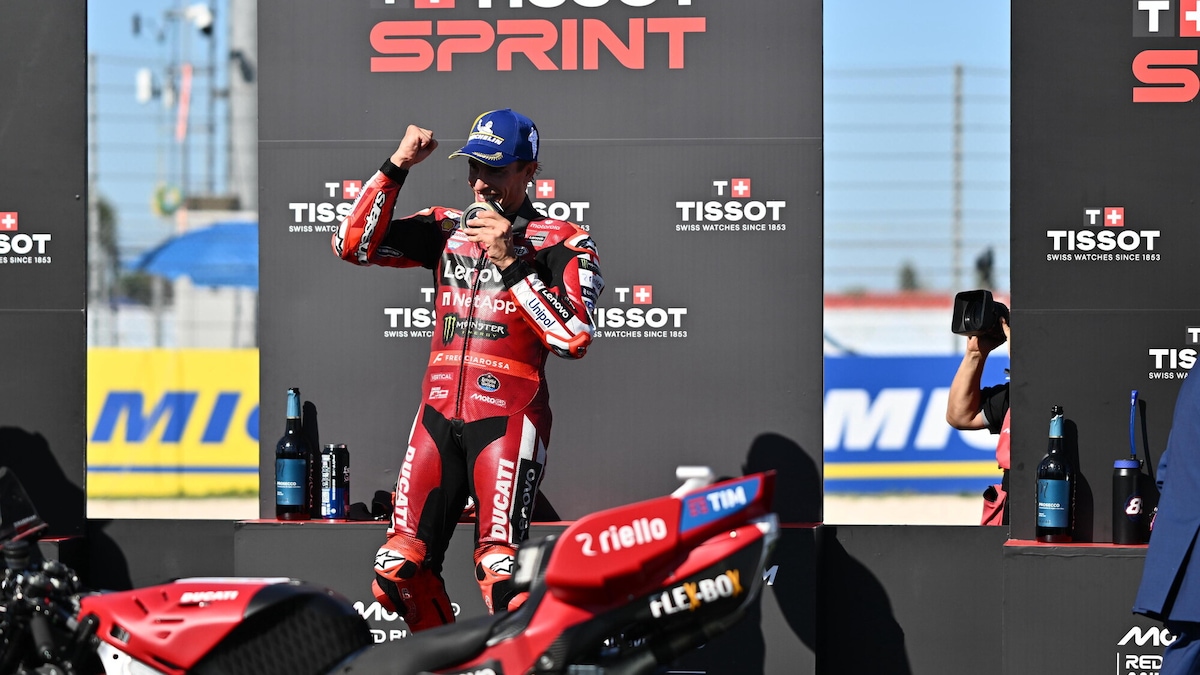 Marquez: “Stesse gomme e stessa strategia di Aragon, andare in testa e bloccare l’extra grip della soft”
