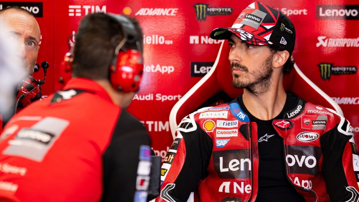 Bagnaia: "Raggiungere Marc Marquez? Se casco, vuol dire che ci sto provando"