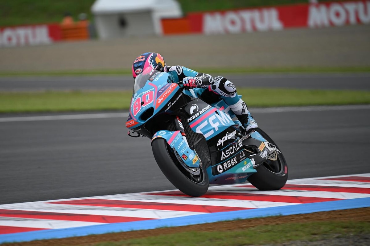 Moto2: David Alonso batte Manuel Gonzalez nel venerdì di Motegi, quarto Tony Arbolino