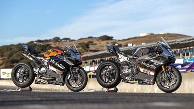 Livrea speciale a Laguna Seca per le Ducati di Herrin e Petrucci
