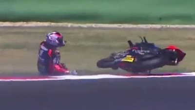 CIV SBK, a Misano Michele Pirro cade in Gara 2