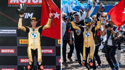 SBK Jerez, Toprak Razgatlioglu e BMW nella storia: le foto della festa