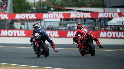 Sprint MotoGP Le Mans: il "race winning overtake" di Marc Marquez su Quartararo