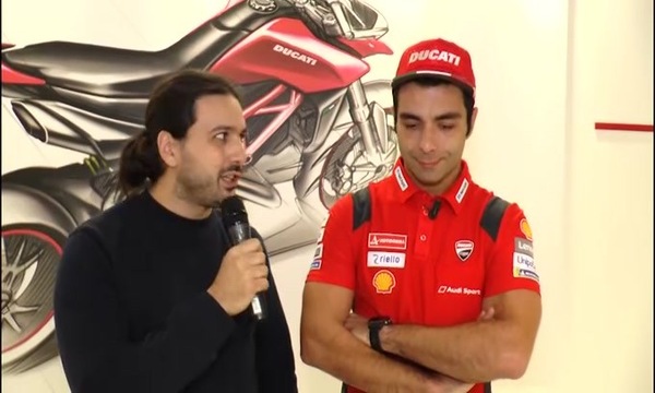 EICMA Live, Petrucci: "Vado in crisi quando ho poco grip"