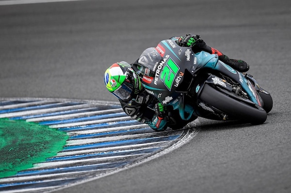 MotoGP test Jerez day1, Morbidelli: "Nuovo telaio? Vediamo cosa c'è nel box"