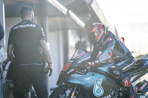 MotoGP Test Jerez day1, Quartararo: "Nuovo motore? Mi sento bene"